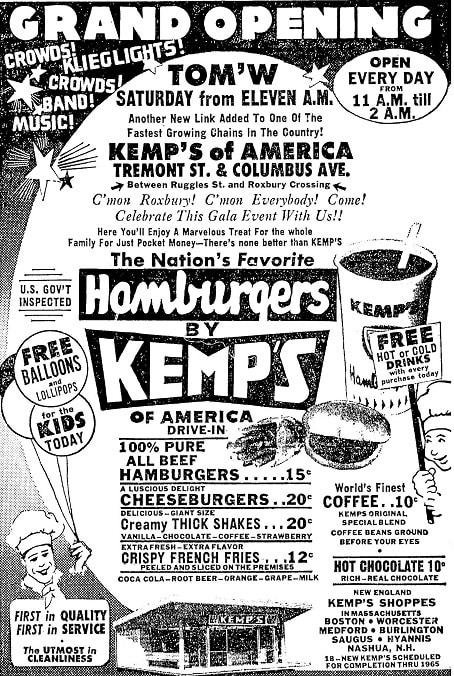 Turn Back the Clock: Remembering Kemp's Hamburgers—A Massachusetts Fast-Food Pioneer 3 KEMPS3