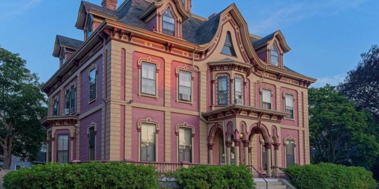 The Historic Gilbert Russell House New Bedfords Iconic 22Pink House
