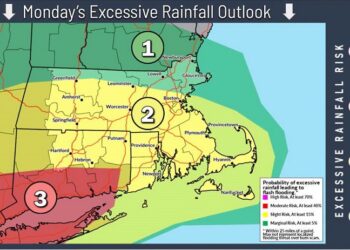 Flood Watch Issued for Rhode Island and Southeastern Massachusetts Through Tuesday Afternoon 9 flash Flood watch Bristol county
