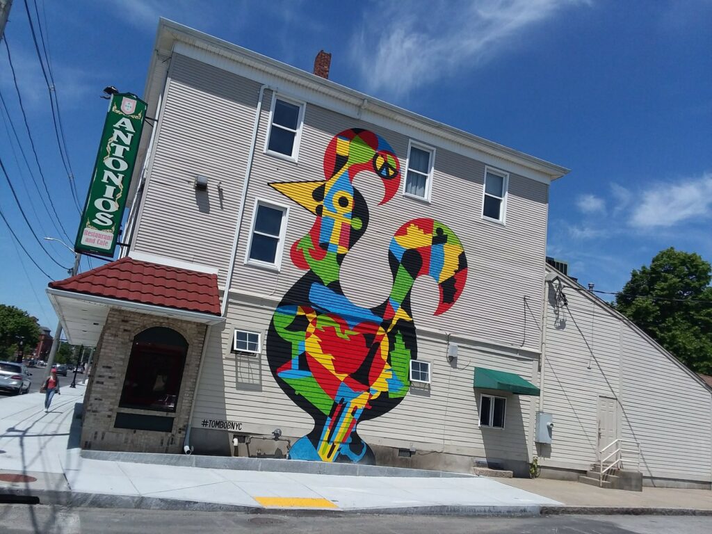 From New Bedford Roots to Global Fame: The Colorful Street Art of Tom Bob 4 164386404 1833434773494313 554275204382008772 n