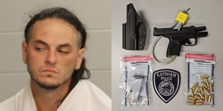 Bridgewater Man Arrested After Raynham Police Seize Loaded Gun, Suspected Drugs. 1 Bridgewater man arrested