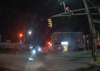 Dashcam Crash Fall River