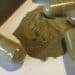 FILE - This Sept. 27, 2017 file photo shows kratom capsules in Albany, N.Y.  (AP Photo/Mary Esch, File)