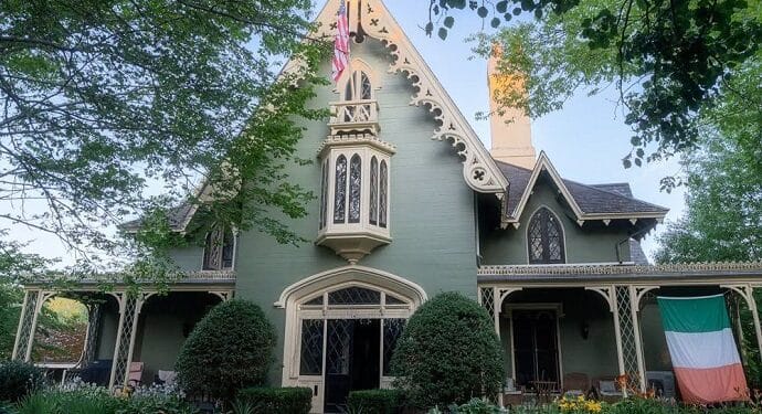Historic Home of the Week: The William J. Rotch Gothic Cottage 1 SingingWithLightCottage southcoastspotlight