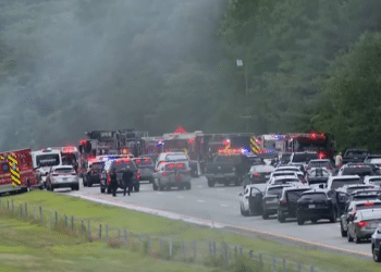 Two Massachusetts Men Killed in Fiery Head-On Crash on I-295 14 caraccident295