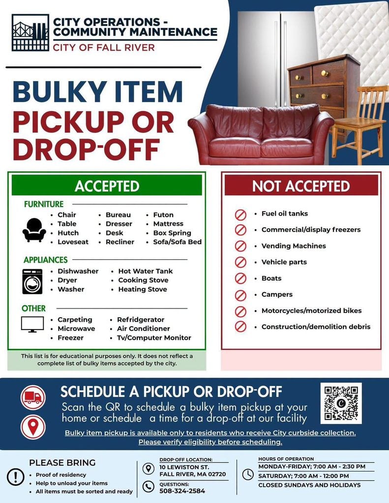 Need to Get Rid of a Bulky Item? The City of Fall River Can Help! 2 810182894 998072199963447 3404668984756661301 n
