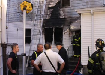 Firefighters Contain Fast-Moving 3-Story Blaze in Fall River With Signifcant Damage To The First Floor 5 Credit - Kenneth Leger