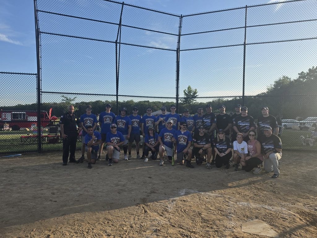 Westport Police Edge Out Fire Department 1–0 in Inaugural 'Battle of the Badges' Charity Softball Game 2 badgestwestport