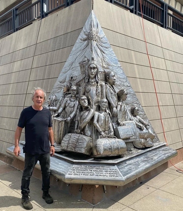 Shaping Memory in Steel: Barney Zeitz and the Fall River Diversity Sculpture 2 barneyz