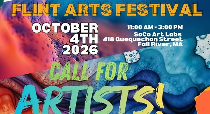 Call For Artists! The Flint Arts Festival Is Coming To Fall River In October 1 callforartists