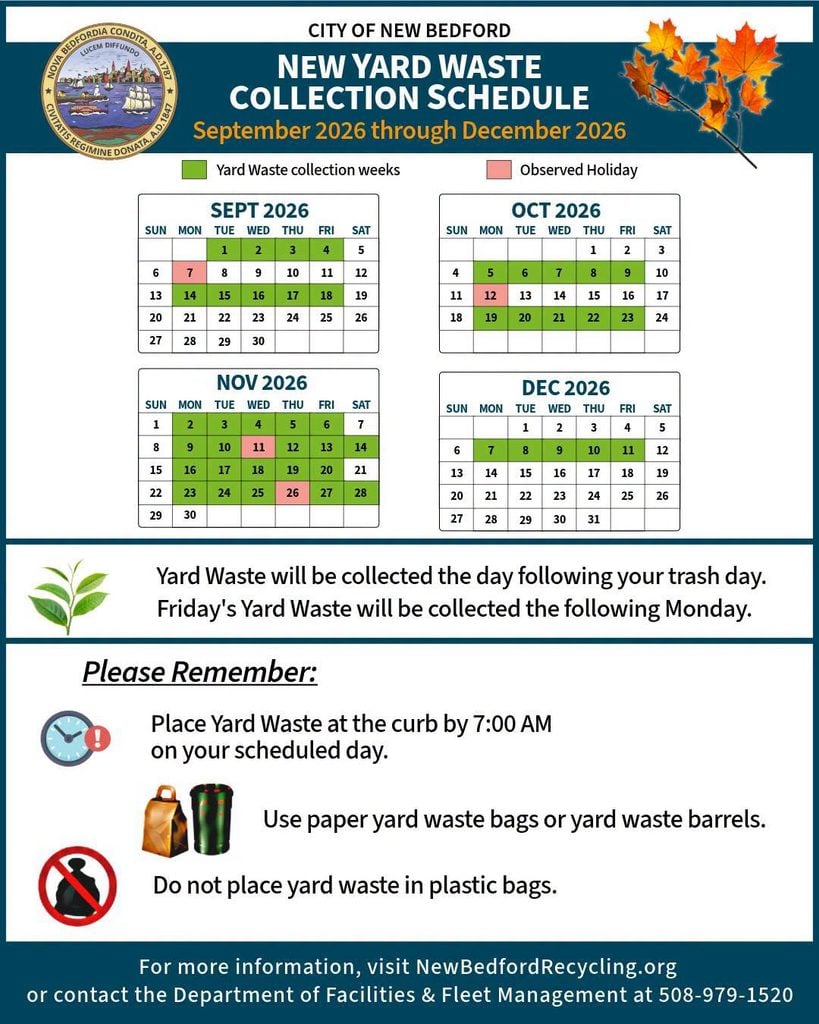 New Bedford 2026 Yard Waste Collection: Schedule, Guidelines, and Pickup Rules 2 832706277 1610579407470740 2010416405561115295 n