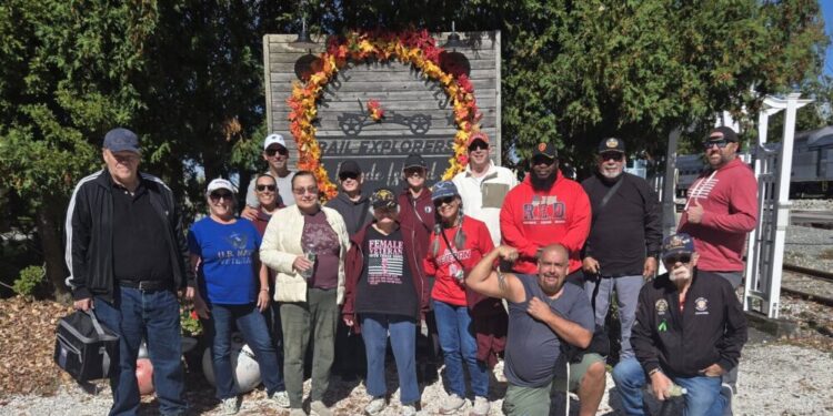 Riding the Rails: Local Veterans Connect and Unwind with Scenic Rail Explorers Excursion 1 841737276 1415246240822722 3674400885795692881 n e1791582915131