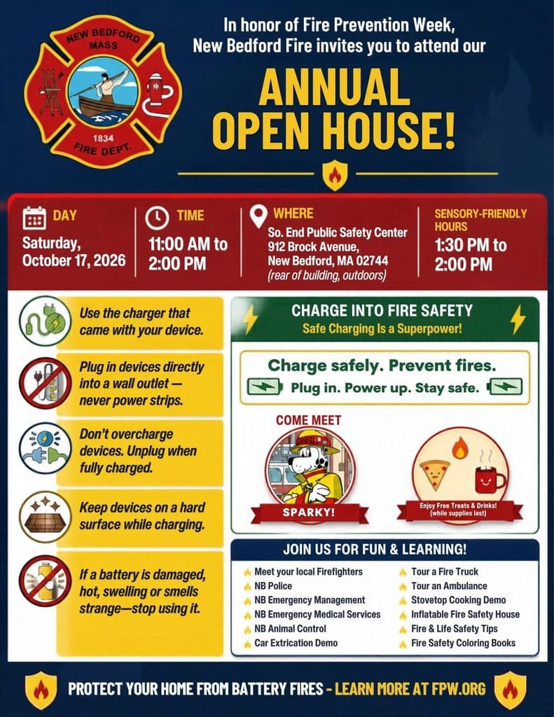 Sparking Safety and Community: New Bedford Fire Department to Host Annual Open House 3 849560327 1522203343276852 4602867111371833470 n