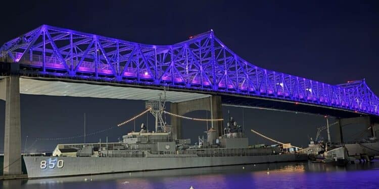 October Lighting Schedule Announced for the Braga Bridge In Fall River 1 Photo Credit - Carole Fiola
