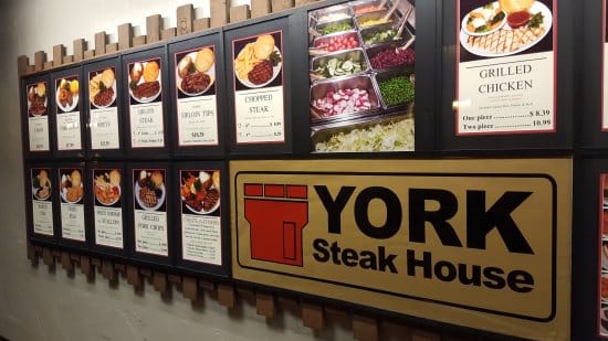 York Steak House: A Nostalgic Journey Through New England’s Favorite Cafeteria-Style Steakhouse 2 menu board