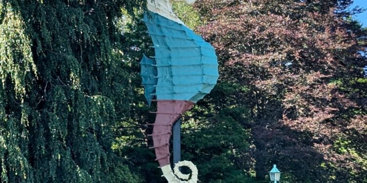 Move Over, Paul Bunyan: Why a 38-Foot Giant Seahorse Needs to Be Your Next New England Road Trip Stop 1 Credit Howard Fink