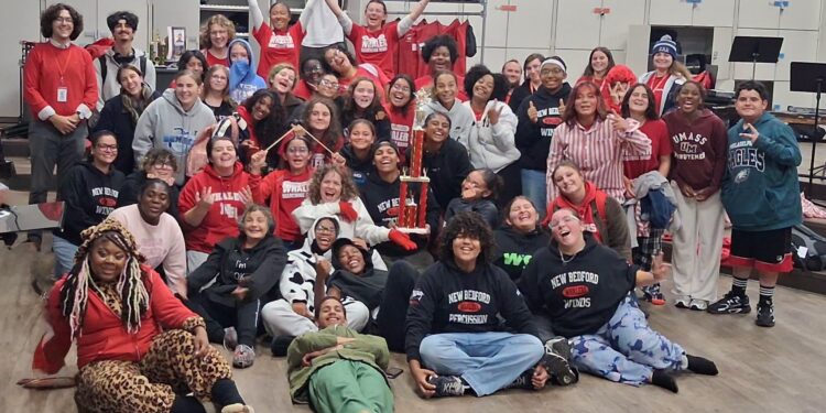 Chasing the Rhythm of Resilience: How the NBHS Whaler Marching Band Brought the Heat in the Freezing Cold 1 whalersBand